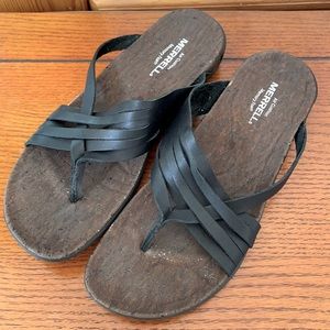Merrell leather sandals sz 9